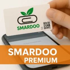 Smardoo Premium: Πλήρες Προφίλ & Email Marketing έως 500 Επαφές + ΔΩΡΟ Φυσική Κάρτα & Αυτοκόλλητα NFC/QR