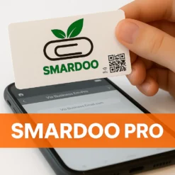 Smardoo Pro: Επαγγελματικό Προφίλ με Αρχεία, Photo Gallery & Έξυπνο Φίλτρο Αξιολογήσεων + ΔΩΡΟ Φυσική Κάρτα & Αυτοκόλλητα NFC/QR