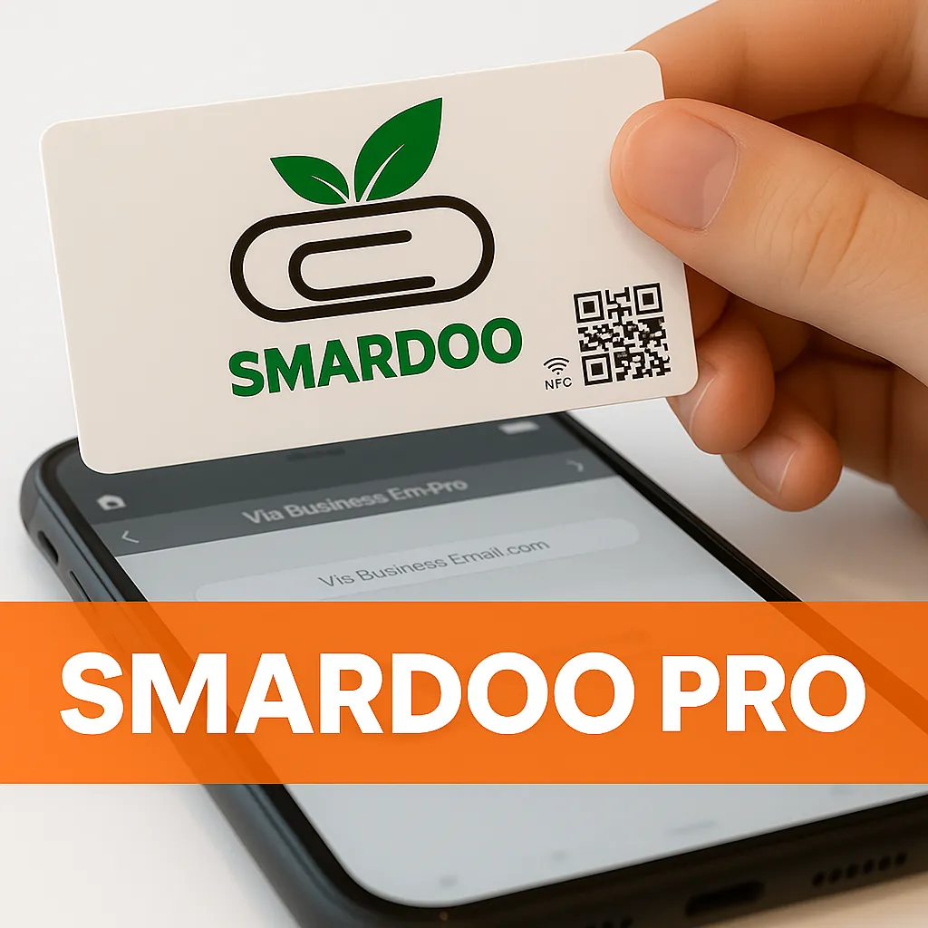 Smardoo Pro: Επαγγελματικό Προφίλ με Αρχεία, Photo Gallery & Έξυπνο Φίλτρο Αξιολογήσεων + ΔΩΡΟ Φυσική Κάρτα & Αυτοκόλλητα NFC/QR