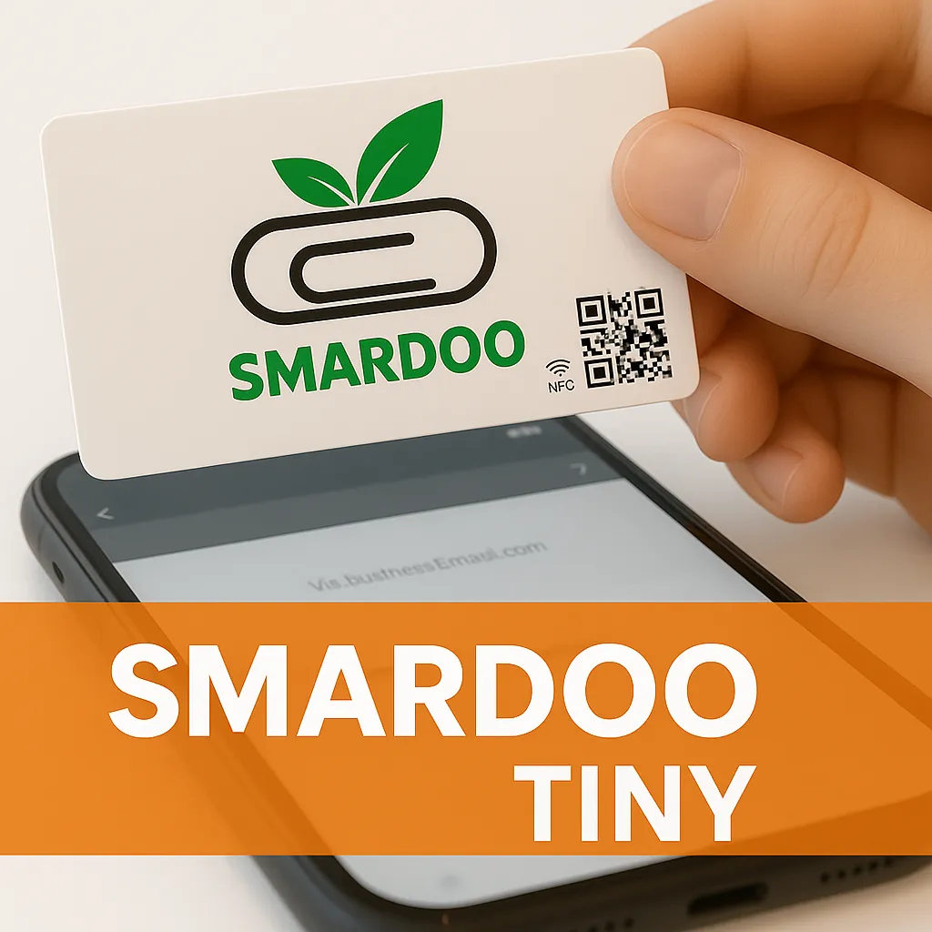 Smardoo Tiny: Άμεση Προώθηση σε Ένα Link με NFC/QR + ΔΩΡΟ Φυσική Κάρτα